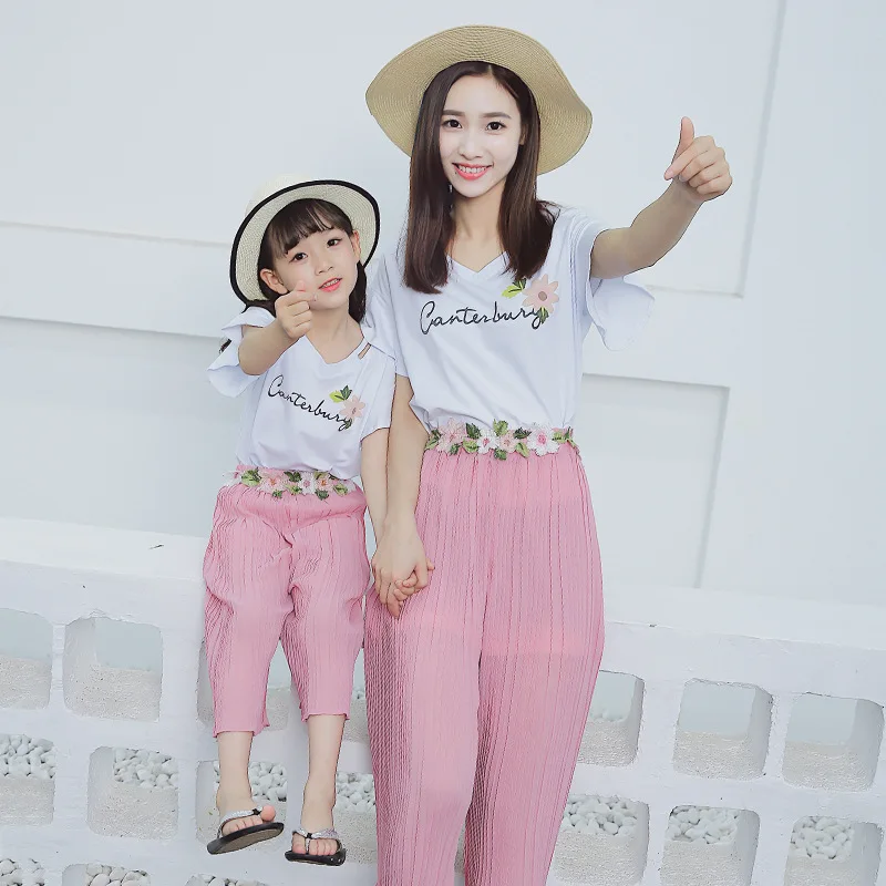 2018 новые принты короткие рукава и Корейская версия корейского стиля детская