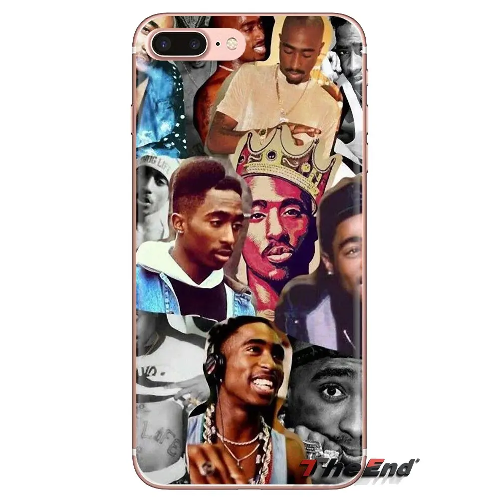 For Huawei Mate Honor 4C 5C 5X 6X 7 7A 7C 8 9 10 8C 8X 20 Lite Pro Transparent TPU Cases Covers 2Pac Tupac Amaru Shakur Makaveli |