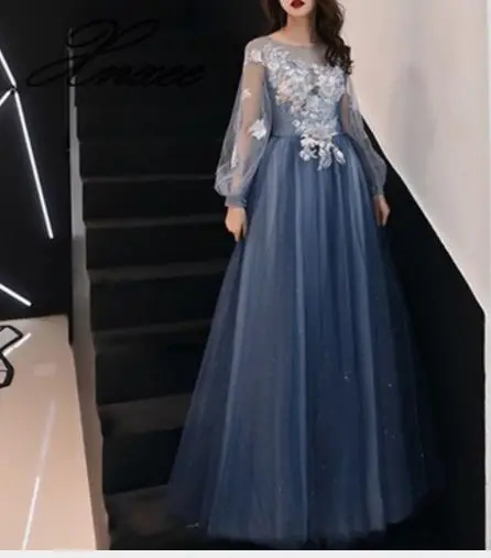 Платье новинка 2020 длинное банкетное облегающее платье с длинным рукавом |