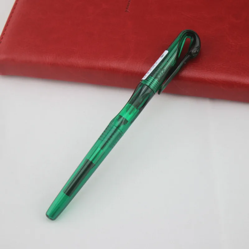 JINHAO, креативная перьевая ручка с лебедем, модная, 0,5 мм, перьевая ручка для бизнеса, прозрачная перьевая ручка для письма, офиса, школы, канцелярские принадлежности
