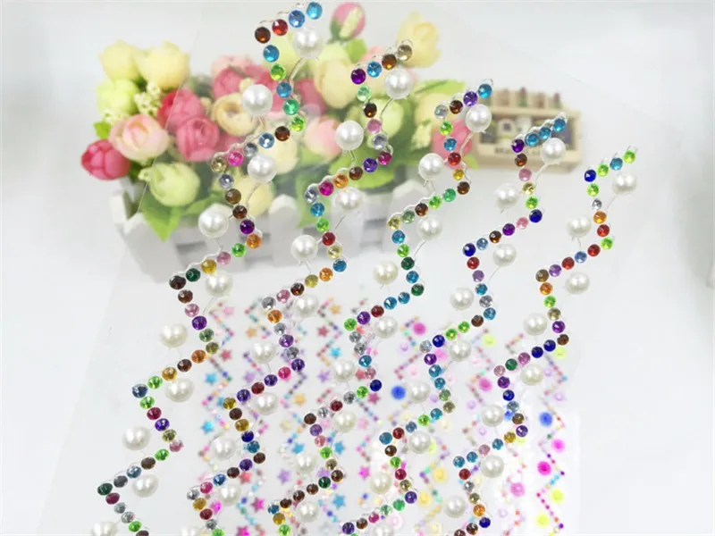 27*10 см/лист mixcolor мультфильм мотив стразы стикер diy акриловые телефон мешки автомобилей наклейки вставить ремесла украшения аксессуары