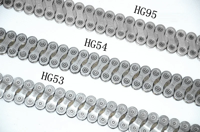 Оригинальный катушки SHIMANO цепи HG53 HG74 HG95 HG54 HG601 UG51 на возраст 8 9 10 11 Скорость 110 112 108