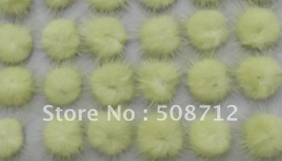 Бесплатная Доставка! 500 шт. шарики из меха норки украшение искусство для