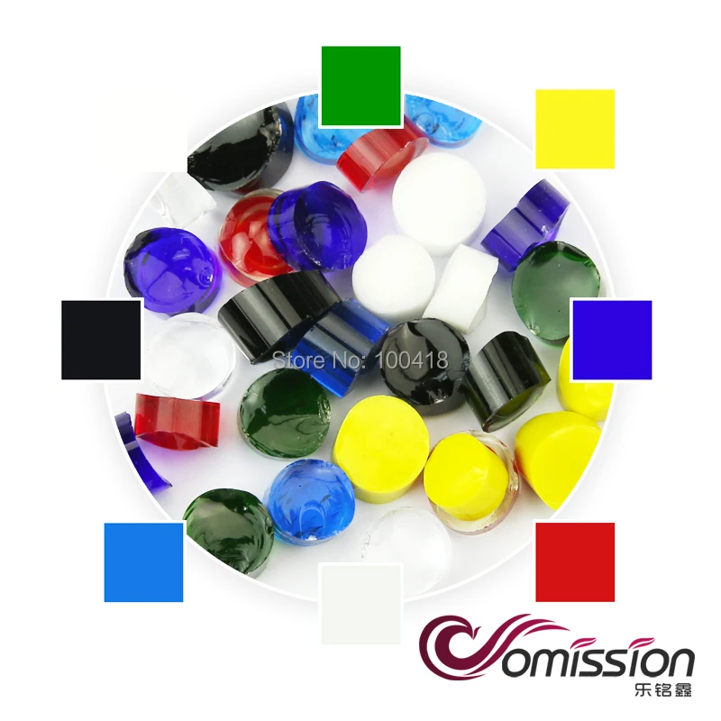 50 г/пакет смешанные цвета печь для fusing glass frit самостоятельного изготовления