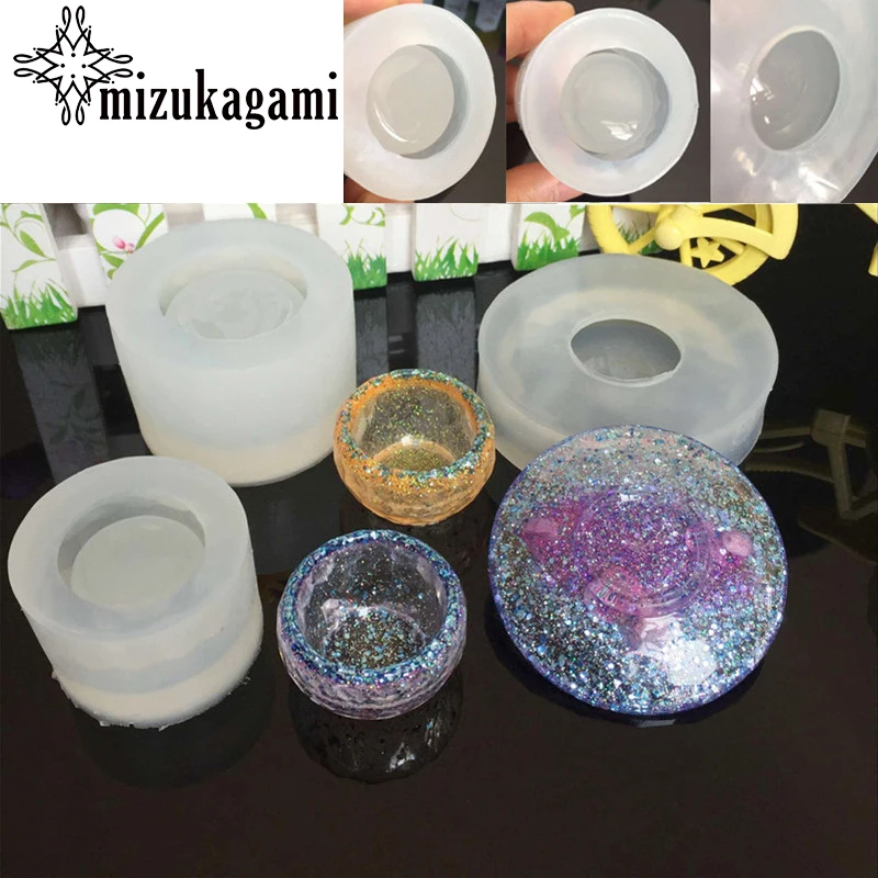 

1pcs UV Resin 3D Bowl Dish Silicone Mold Resin Mold DIY Simulation Bowl Jewelry Manufacturing Process Resin Mold For Jewelry