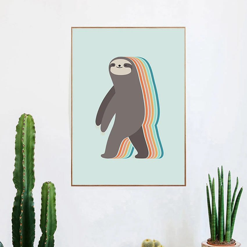 Canvas painting Pictures prints Modern home decor Quote fashion Art Poster animal Sleepwalker the wall for living room zs633 | Дом и сад
