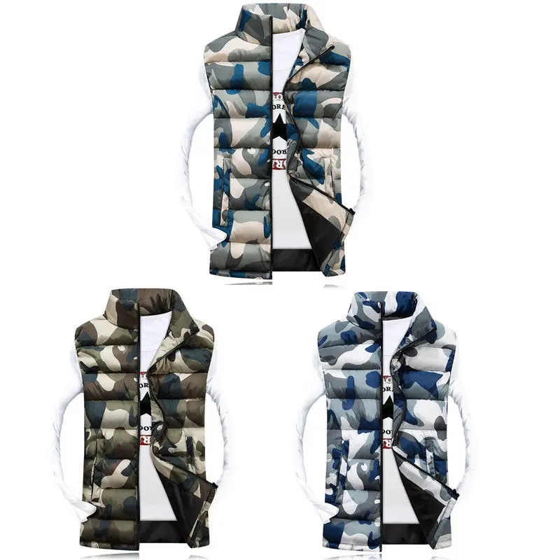 2018 Новое поступление брендовая мужская куртка без рукавов зимний Сверхлегкий