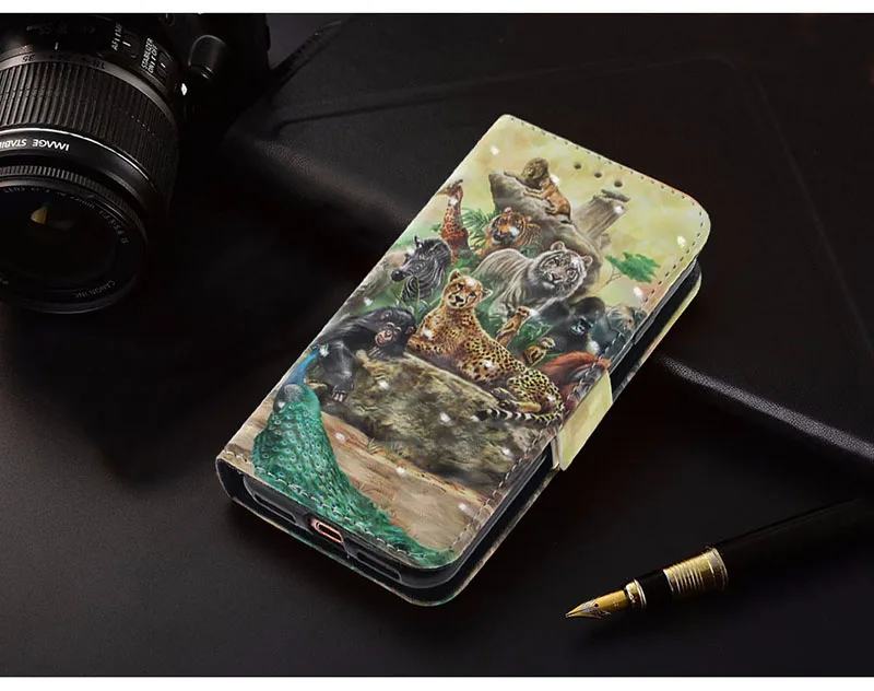 Кожаный чехол для мобильного телефона samsung Galaxy J5, защитный чехол-кошелек для телефона samsung J5 J530 J7 J4 J6 Plus, чехол