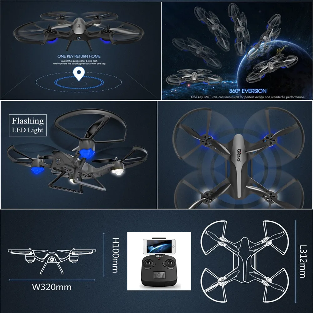 GtenP G 720 p fpv системы drone с камера com квадракоптер Дрон multicopter quadcopter Вертолет дрони
