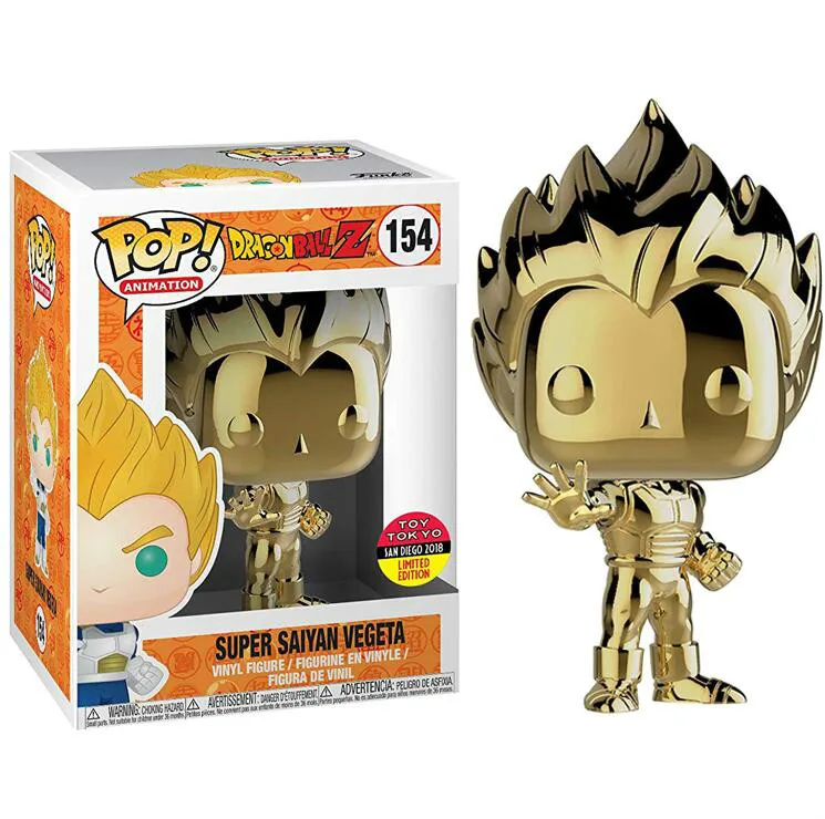 Funko Pop Dragon Ball Супер SAIYAN GOKU Коллекционная модель детские игрушки FRIEZA GREAT VEGETA APE фигурка игрушка для мальчика - Цвет: Box