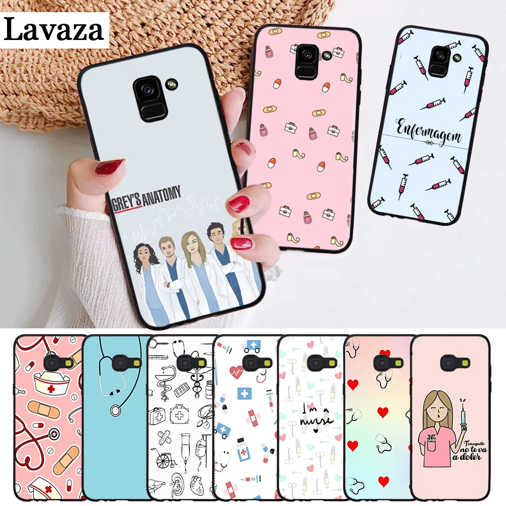 Силиконовый чехол для медсестры медицинская медицина Samsung A2 Core A3 A5 A6 Plus A7 A8 A9 A10 A30