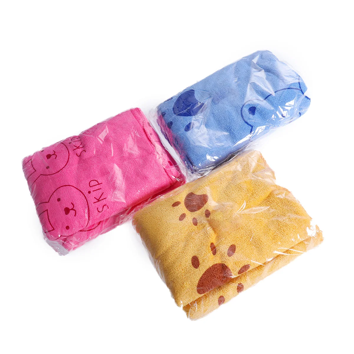 Pets Bath Towel Absorbent Towels Comfortable Durable Fast-Dry Nontoxic Over Size For Puppy Cats Dogs 140x70cm | Дом и сад