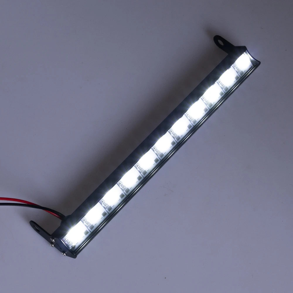 

10 LED Roof Lamp Light Bar 150mm For RC Crawler TRX4 SCX10 KM2 CC01 Climbing Car