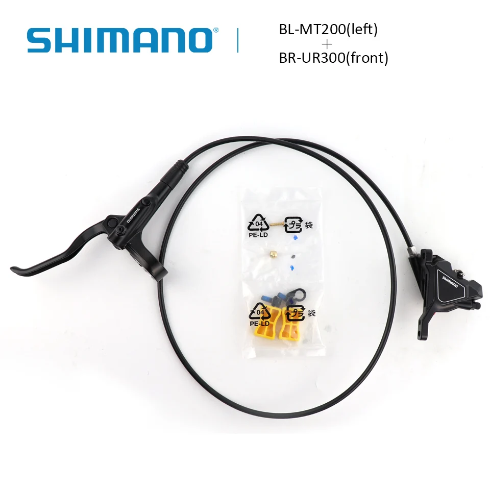 SHIMANO BL-MT200 тормозной рычаг + BR-UR300 Гидравлический дисковый тормоз с B01S полимерная