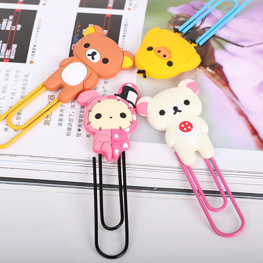 

1 PC Kawaii Bear Series Bookmark Clip Memo Clip Paper Clip Bookmark Novelty Gift