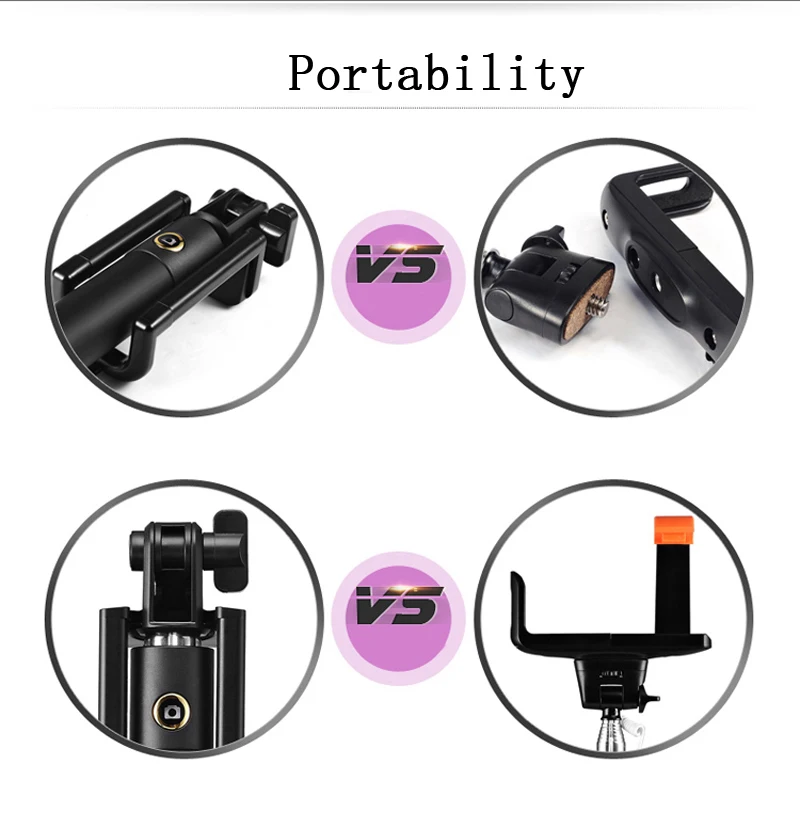 Ssdfly Мини Беспроводная Универсальная мобильная расширяемая селфи палка для Iphone Htc