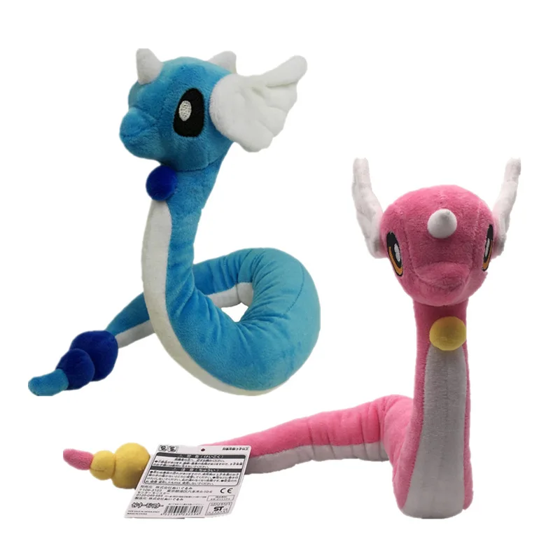 TAKARA TOMY Покемон 68 см Dragonair Мягкие плюшевые игрушки розовый и синий мультфильм Аниме Покемон вещи плюшевые куклы игрушки подарки для детей