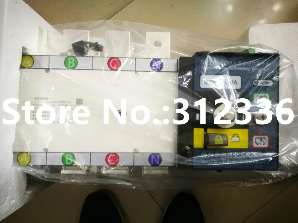 Быстрая доставка 630A SYK1 4P Suyang ATS Work 440V Power 220V двойной переключатель питания