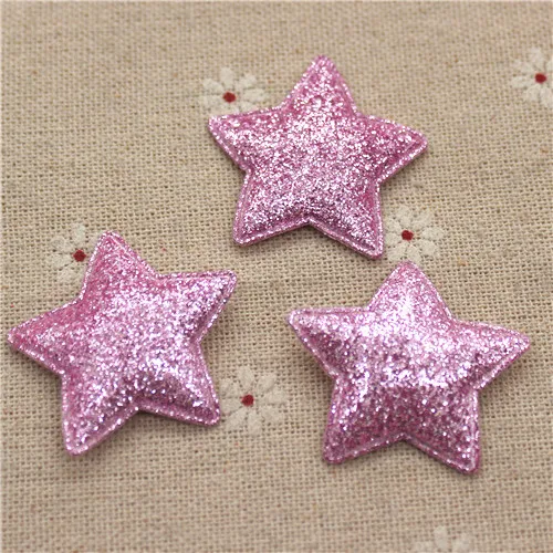 3 м 20 шт. разноцветные нетканые блестящие нашивки со звездами|glitter felt applique|felt