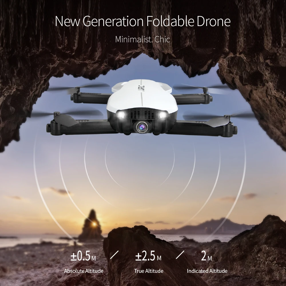 Складной Радиоуправляемый Дрон 2 4 ГГц 1080P WIFI FPV камера Квадрокоптер с удержанием