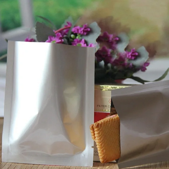 5*7 см маленькие белые Алюминий Фольга мешки термосварочные вакуум Еда