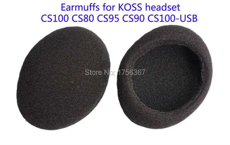 

Ear pads(earcups) replacement cover for KOSS CS100 CS80 CS95 CS90 CS100-USB headphones(headset earmuffes) High quality earcap
