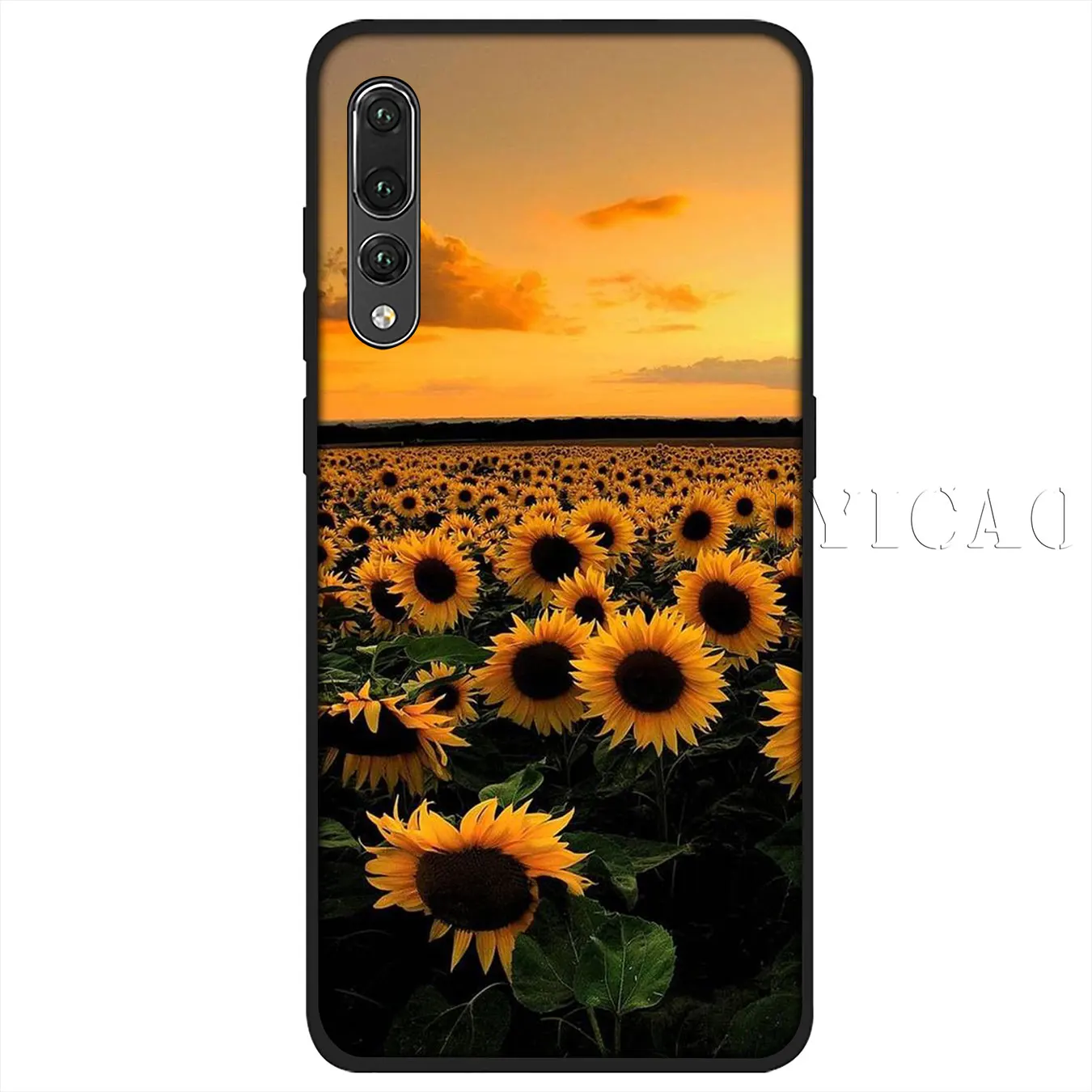 IYICAO разноцветный мягкий чехол с цветочным рисунком для Huawei P30 P20 Pro P10 P9 P8 Lite Mini 2017