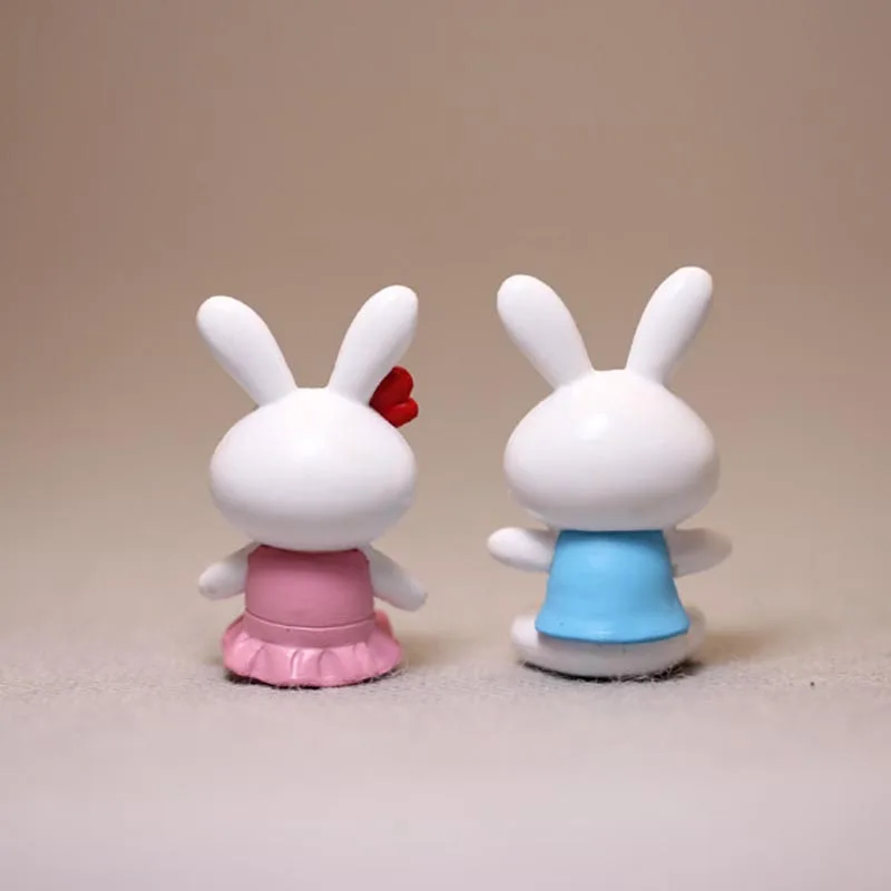 BAIUFOR животные пара мини мультфильм кролик любовник фигурки Сказочный Сад