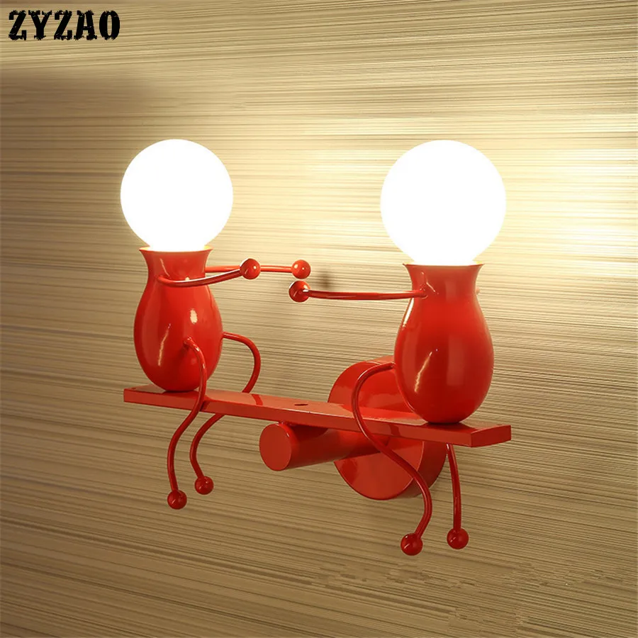 Современный мультяшный настенный светильник креативные Мультяшные Настенные