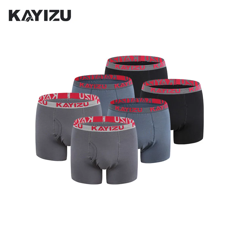KAYIZU Мужское нижнее белье 6 шт./лот сексуальный мужской мешочек для трусиков