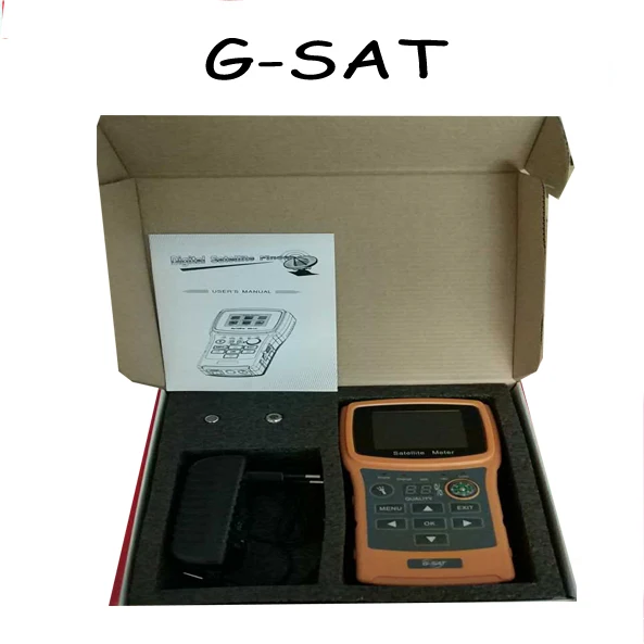 [Натуральная кожа] G SAT SF 710 DVB S2 FTA C & KU спутниковый Finder метр с 2 1 дюймов ЖК дисплей