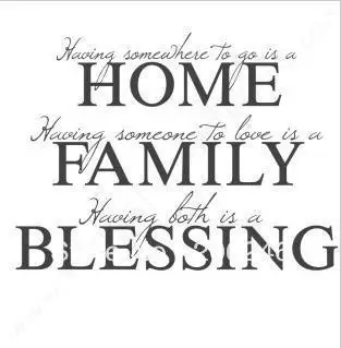 Виниловые наклейки на стену с надписями несут любовь-это семья для окон домашний