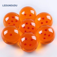 anime 7 stars crystal balls cosplay set 4cm 7 6cm ball action figures props collection toys for gift