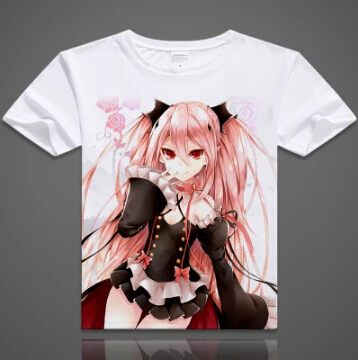 

Мужская футболка с коротким рукавом для косплея Krul Tepes kurulu Tsuepeshi Seraph of the End