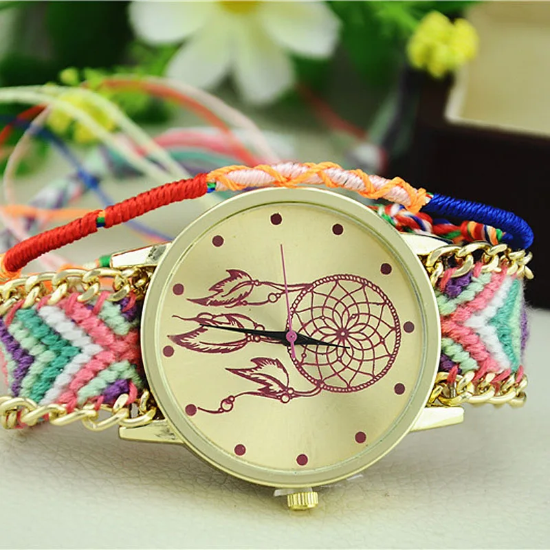 Dropshipping Women Leather Bracelet Watches Fashion Casual Friendship Wrist Relojes Mujer Relogio Feminino Clock #C | Наручные часы