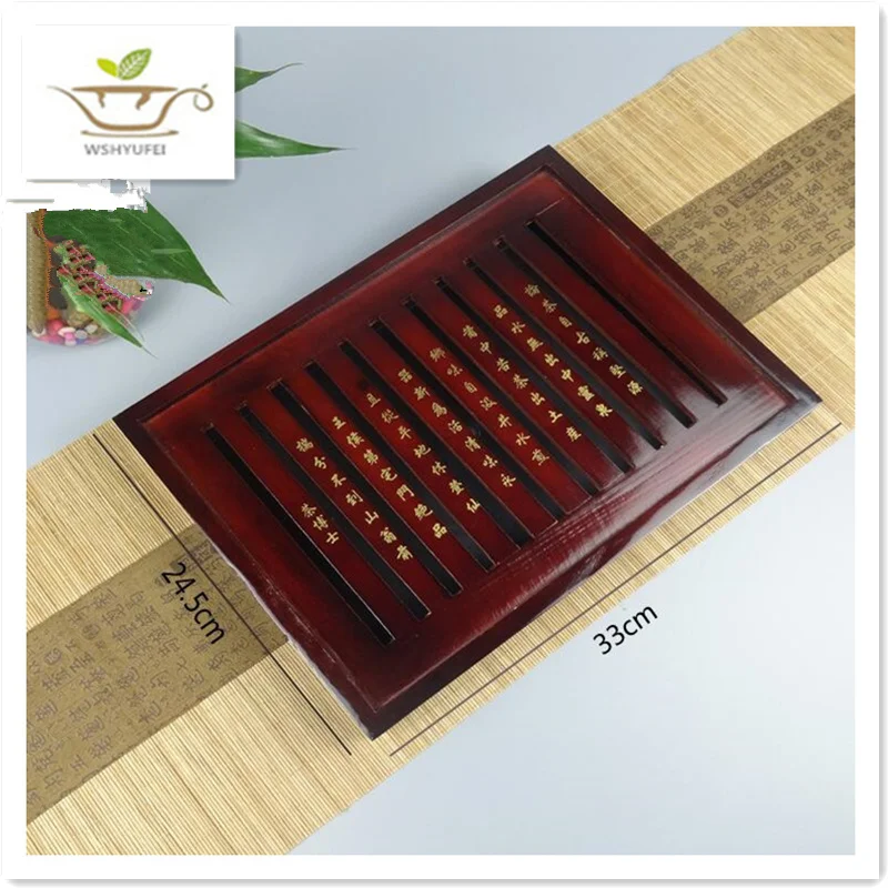 Чайный набор с подносом из твердой древесины чайный кунг фу дренажный ящик