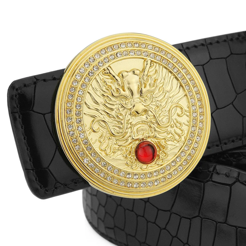 Мужской ремень из коровьей кожи дизайнерские ремни талии черного цвета |