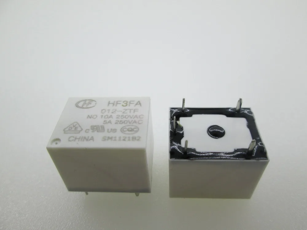 Новое реле HF3FA 012 ZTF 12VDC DC12V 12В 10A 250VAC 5PIN|Реле| |