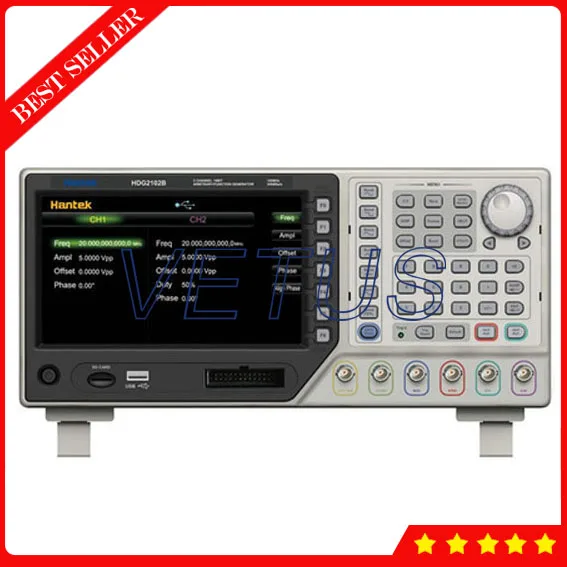 Hantek HDG2002B Настольный DDS генератор с 2 канальным 5MH 250MSa/s сигналов произвольной