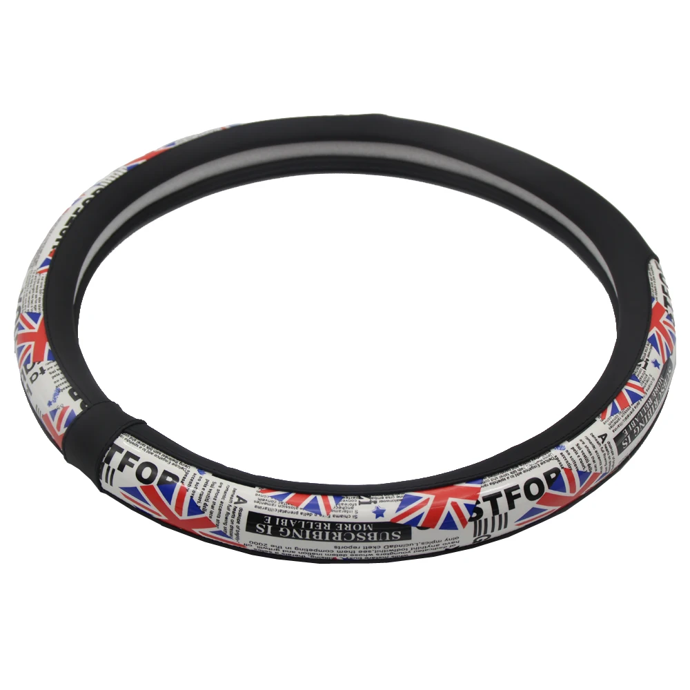 LEDAUT Ledaut ВЕЛИКОБРИТАНИЯ стиль ИСКУССТВЕННАЯ Кожа Wrap Around Руль Обложка Для узуки