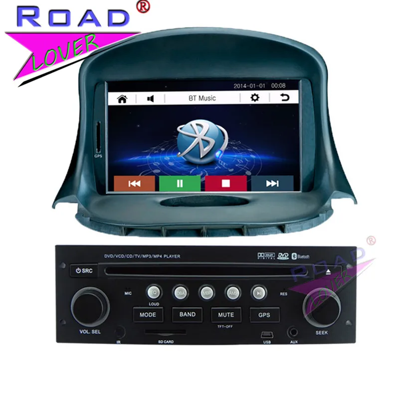 TOPNAVI Wince 6,0 2Din 7 дюймов Автомобильный мультимедийный dvd-плеер авто радио для peugeot 206 Стерео gps навигация TFT Magnitol MP3