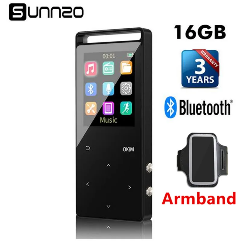 128 ГБ MP3 плеер Bluetooth 4 0 HiFi Цифровой музыкальный мини портативный аудио FM радио