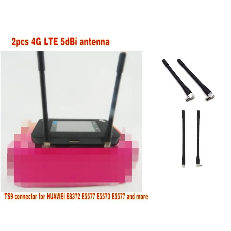 Антенный усилитель LTE 4G 2 шт. для HuaWei E8372 E398 E5372 E5577 E5786/ ZTE mf823 3G антенна TS9 разъем