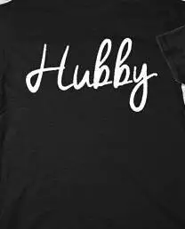 Hubby black shirt Футболки Hubby and Wifey, парные футболки, подходящие футболки hubby& wifey, лучший подарок, парная футболка, Подарок на годовщину, футболки - Цвет: Hubby black shirt