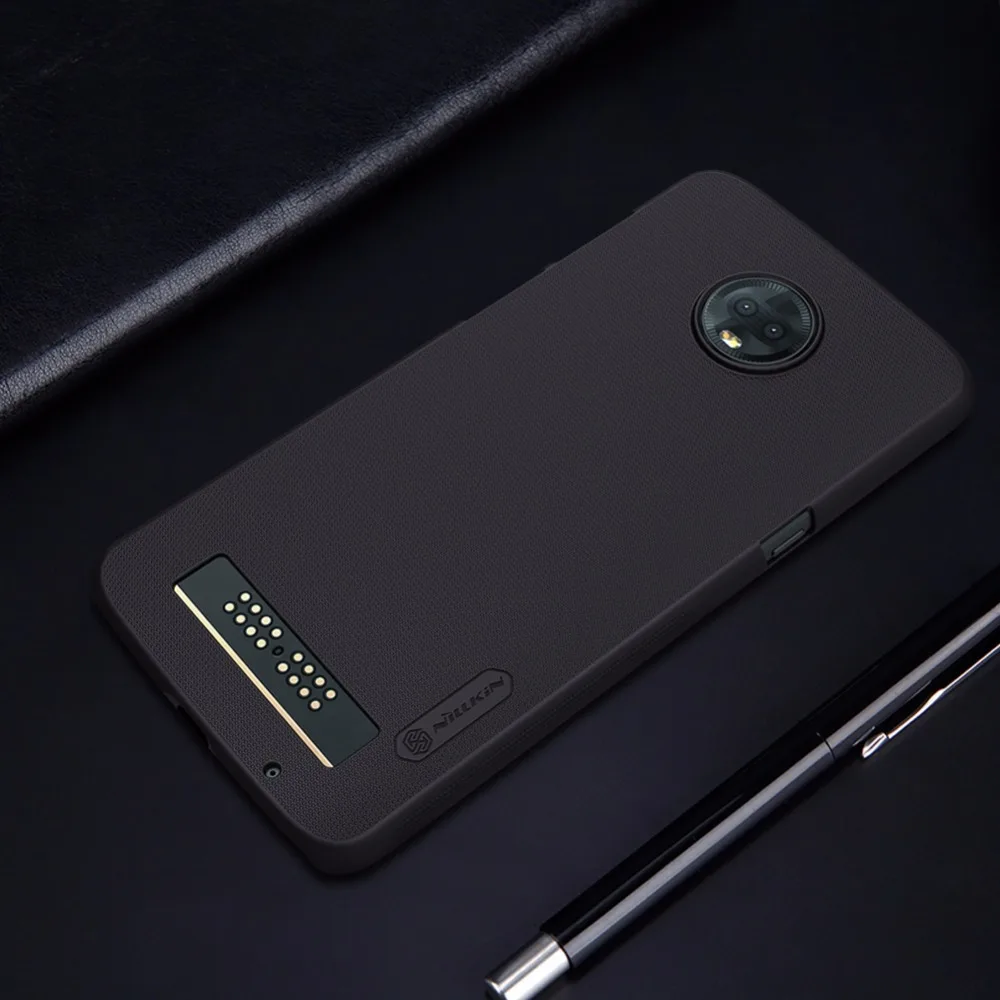Чехол для Motorola Moto Z3/Moto Z3 Play NILLKIN Супер Матовый Защитный матовый пластиковый жесткий чехол
