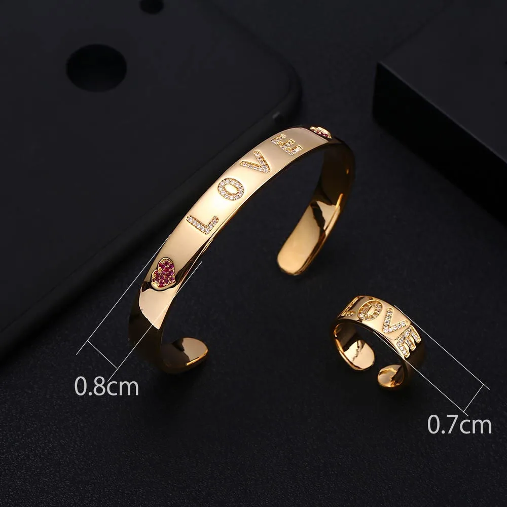 JaneKelly новые модные буквы формы золотые ювелирные изделия браслеты для женщин erkek