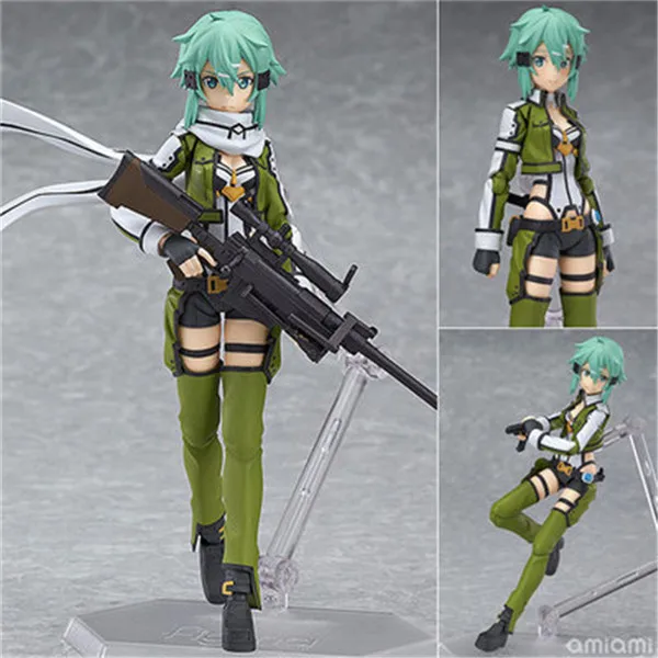Аниме Figma меч искусство онлайн Фигурки игрушки 15 см Асуна Синон Кирито лифа Юи ПВХ