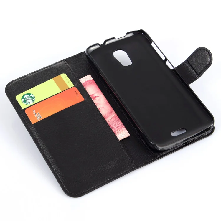 Роскошные Флип Бумажник Книга Стиль искусственная кожа случай для Франции Wiko