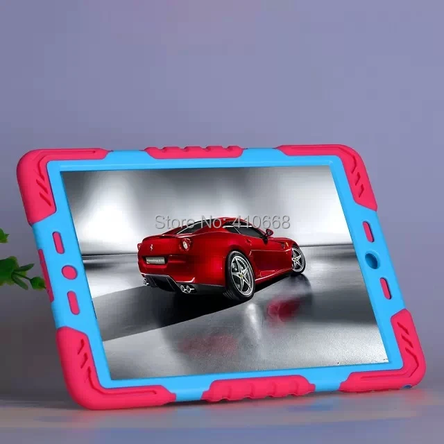 Pepkoo Defender Military Spider Stand водонепроницаемый грязезащитный ударопрочный чехол для iPad 6 iPad Air 2 Защитная оболочка из силикона