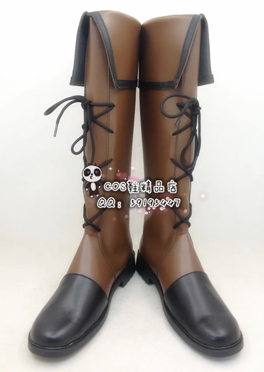 APH Axis Powers Hetalia UK пиратские коричневые ботинки для Хэллоуина X002 |